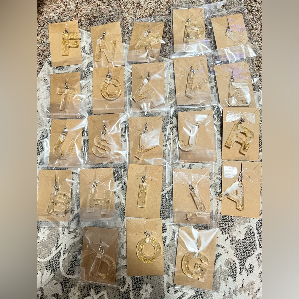 Handmade resin keychains!